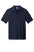 Port & Company KP1500 Mens Stain Resistant Short Sleeve Polo Shirt Deep Navy Blue Flat Front