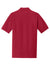 Port & Company KP1500 Mens Stain Resistant Short Sleeve Polo Shirt Red Flat Back