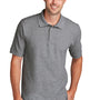 Port & Company Mens Core Stain Resistant Short Sleeve Polo Shirt - Heather Grey