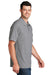 Port & Company KP155 Mens Core Stain Resistant Short Sleeve Polo Shirt Heather Grey Model Side