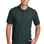 Port & Company Mens Core Stain Resistant Short Sleeve Polo Shirt - Dark Green