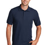 Port & Company Mens Core Stain Resistant Short Sleeve Polo Shirt - Deep Navy Blue