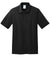 Port & Company KP155 Mens Core Stain Resistant Short Sleeve Polo Shirt Jet Black Flat Front