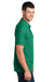 Port & Company KP155 Mens Core Stain Resistant Short Sleeve Polo Shirt Kelly Green Model Side