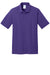 Port & Company KP155 Mens Core Stain Resistant Short Sleeve Polo Shirt Purple Flat Front