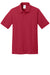 Port & Company KP155 Mens Core Stain Resistant Short Sleeve Polo Shirt Red Flat Front