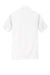 Port & Company KP155 Mens Core Stain Resistant Short Sleeve Polo Shirt White Flat Back