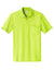 Port & Company KP55P Mens Core Stain Resistant Short Sleeve Polo Shirt w/ Pocket Safety Green Flat Front