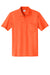 Port & Company KP55P Mens Core Stain Resistant Short Sleeve Polo Shirt w/ Pocket Safety Orange Flat Front