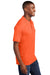 Port & Company KP55P Mens Core Stain Resistant Short Sleeve Polo Shirt w/ Pocket Safety Orange Model Side