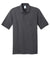 Port & Company KP55P Mens Core Stain Resistant Short Sleeve Polo Shirt w/ Pocket Charcoal Grey Flat Front