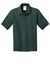 Port & Company KP55Y Youth Core Stain Resistant Short Sleeve Polo Shirt Dark Green Flat Front