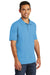 Port & Company KP55/KP55T Mens Core Stain Resistant Short Sleeve Polo Shirt Aquatic Blue Model 3q