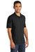 Port & Company KP55/KP55T Mens Core Stain Resistant Short Sleeve Polo Shirt Jet Black Model 3q