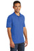 Port & Company KP55/KP55T Mens Core Stain Resistant Short Sleeve Polo Shirt Royal Blue Model 3q