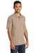 Port & Company KP55/KP55T Mens Core Stain Resistant Short Sleeve Polo Shirt Sand Model 3q