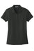 Port Authority L100 Womens Core Classic Short Sleeve Polo Shirt Deep Black Flat Front