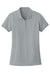 Port Authority L100 Womens Core Classic Short Sleeve Polo Shirt Gusty Grey Flat Front