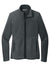 Port Authority L110 Womens Connection Pill Resistant Fleece Full Zip Jacket Charcoal Grey Flat Front