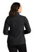 Port Authority L110 Womens Connection Pill Resistant Fleece Full Zip Jacket Deep Black Model Back