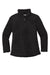 Port Authority L130 Womens Cozy Sherpa Fleece 1/4 Zip Jacket Black Flat Front