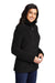 Port Authority L130 Womens Cozy Sherpa Fleece 1/4 Zip Jacket Black Model 3q