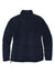 Port Authority L131 Womens Cozy Sherpa Fleece Full Zip Jacket River Navy Blue Flat Back