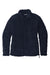 Port Authority L131 Womens Cozy Sherpa Fleece Full Zip Jacket River Navy Blue Flat Front