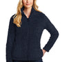 Port Authority Womens Cozy Sherpa Fleece Full Zip Jacket - River Navy Blue