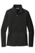 Port Authority L151 Womens Accord Pill Resistant Microfleece Full Zip Jacket Black Flat Front