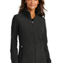 Port Authority Womens Accord Pill Resistant Microfleece Full Zip Jacket - Black