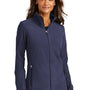 Port Authority Womens Accord Pill Resistant Microfleece Full Zip Jacket - Navy Blue