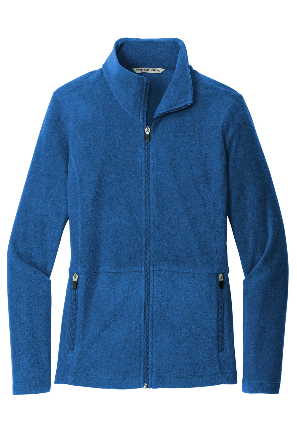 Port Authority L151 Womens Accord Pill Resistant Microfleece Full Zip Jacket Royal Blue Flat Front