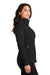 Port Authority L152 Womens Accord Pill Resistant Microfleece Full Zip Vest Black Model Side