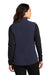 Port Authority L152 Womens Accord Pill Resistant Microfleece Full Zip Vest Navy Blue Model Back