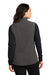 Port Authority L152 Womens Accord Pill Resistant Microfleece Full Zip Vest Pewter Grey Model Back