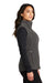 Port Authority L152 Womens Accord Pill Resistant Microfleece Full Zip Vest Pewter Grey Model Side