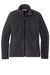 Port Authority L211 Womens Ultra Warm Brushed Fleece Full Zip Jacket Graphite Grey/Deep Black Flat Front