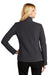 Port Authority L211 Womens Ultra Warm Brushed Fleece Full Zip Jacket Graphite Grey/Deep Black Model Back