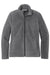 Port Authority L211 Womens Ultra Warm Brushed Fleece Full Zip Jacket Gusty Grey/Sterling Grey Flat Front