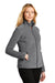 Port Authority L211 Womens Ultra Warm Brushed Fleece Full Zip Jacket Gusty Grey/Sterling Grey Model 3q