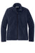 Port Authority L211 Womens Ultra Warm Brushed Fleece Full Zip Jacket Insignia Blue/River Navy Blue Flat Front