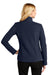 Port Authority L211 Womens Ultra Warm Brushed Fleece Full Zip Jacket Insignia Blue/River Navy Blue Model Back