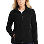 Port Authority Womens Full Zip Fleece Jacket - Black