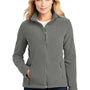 Port Authority Womens Full Zip Fleece Jacket - Deep Smoke Grey