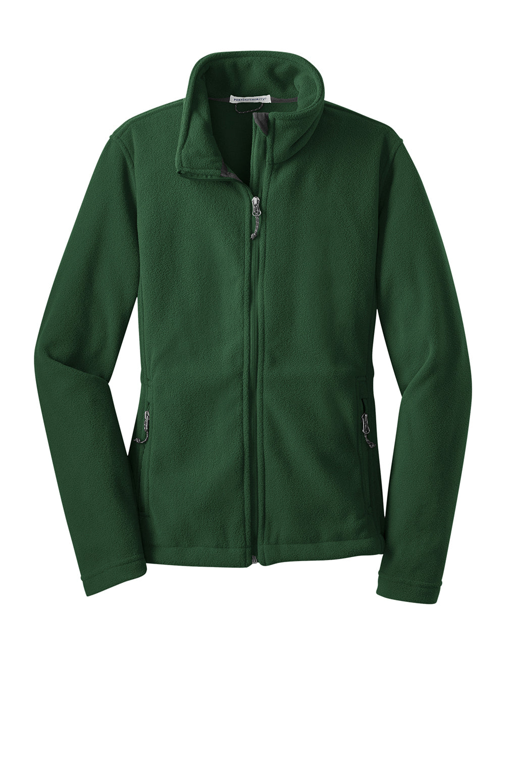 Port Authority L217 Womens Full Zip Fleece Jacket Forest Green Flat Front