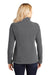 Port Authority L217 Womens Full Zip Fleece Jacket Iron Grey Model Back