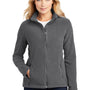 Port Authority Womens Full Zip Fleece Jacket - Iron Grey