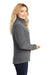 Port Authority L217 Womens Full Zip Fleece Jacket Iron Grey Model Side