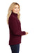 Port Authority L217 Womens Full Zip Fleece Jacket Maroon Model Side